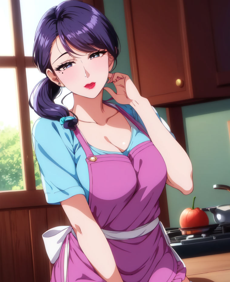 [AI绘画]美人母亲整合肉嫁高柳傢第01話