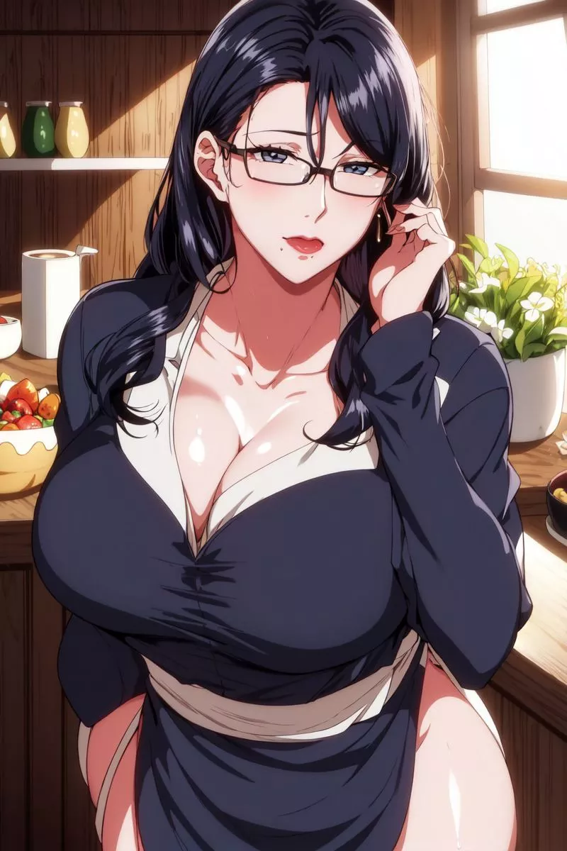 [AI繪畫]美人母親整合肉嫁高柳傢第01話