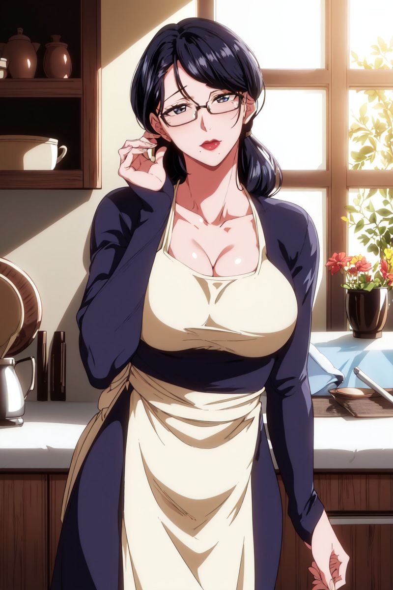 [AI绘画]美人母亲整合肉嫁高柳傢第01话