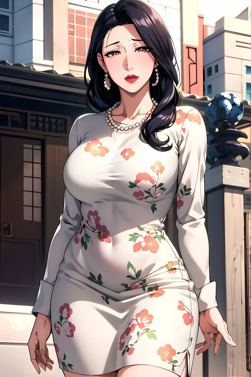[AI繪畫]美人母親整合肉嫁高柳傢第03話
