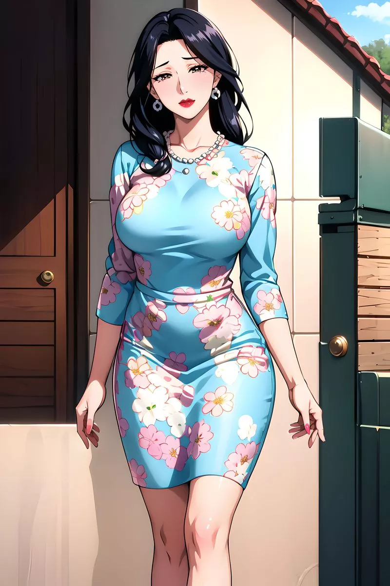[AI繪畫]美人母親整合肉嫁高柳傢第03話