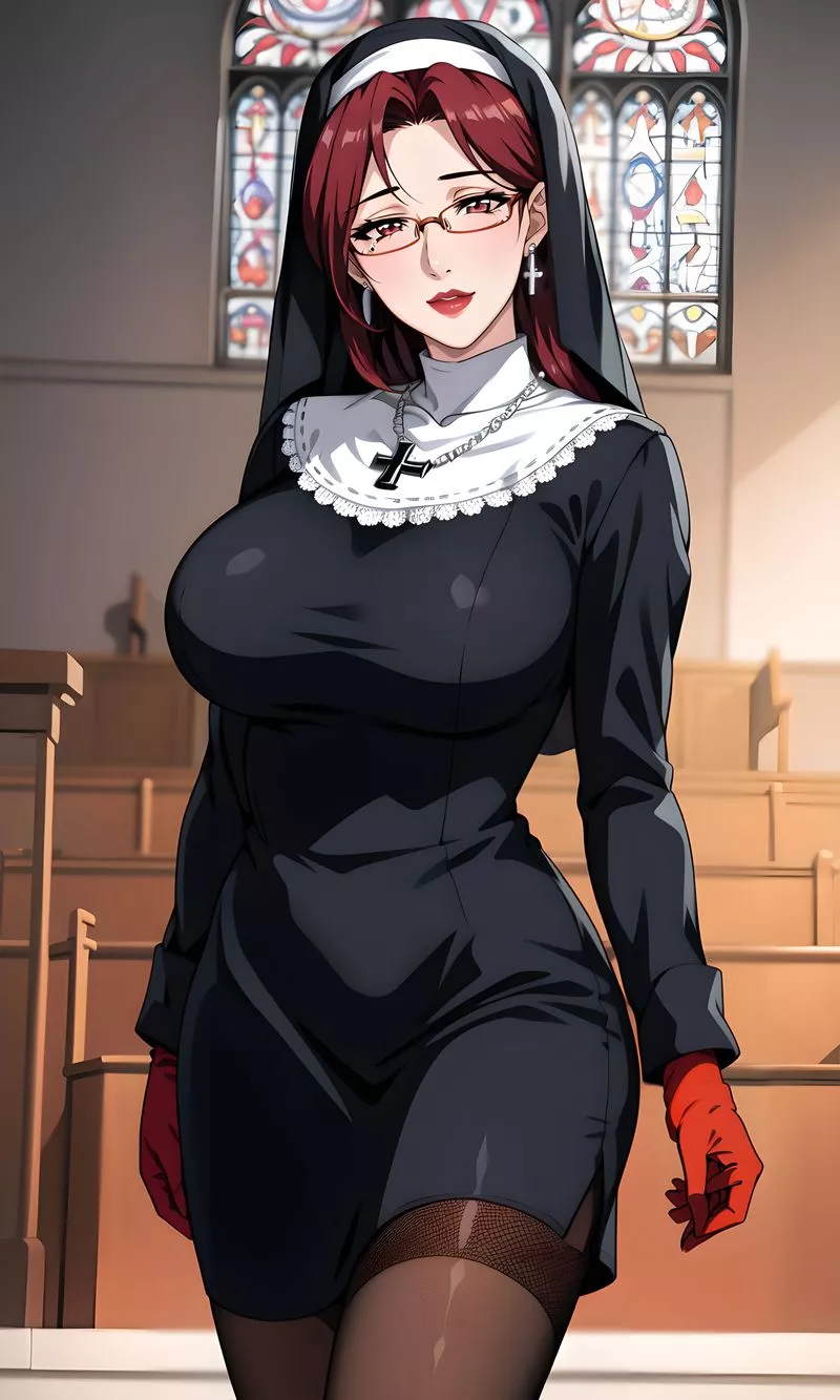 [AI繪畫]美人母親整合肉嫁高柳傢第04話