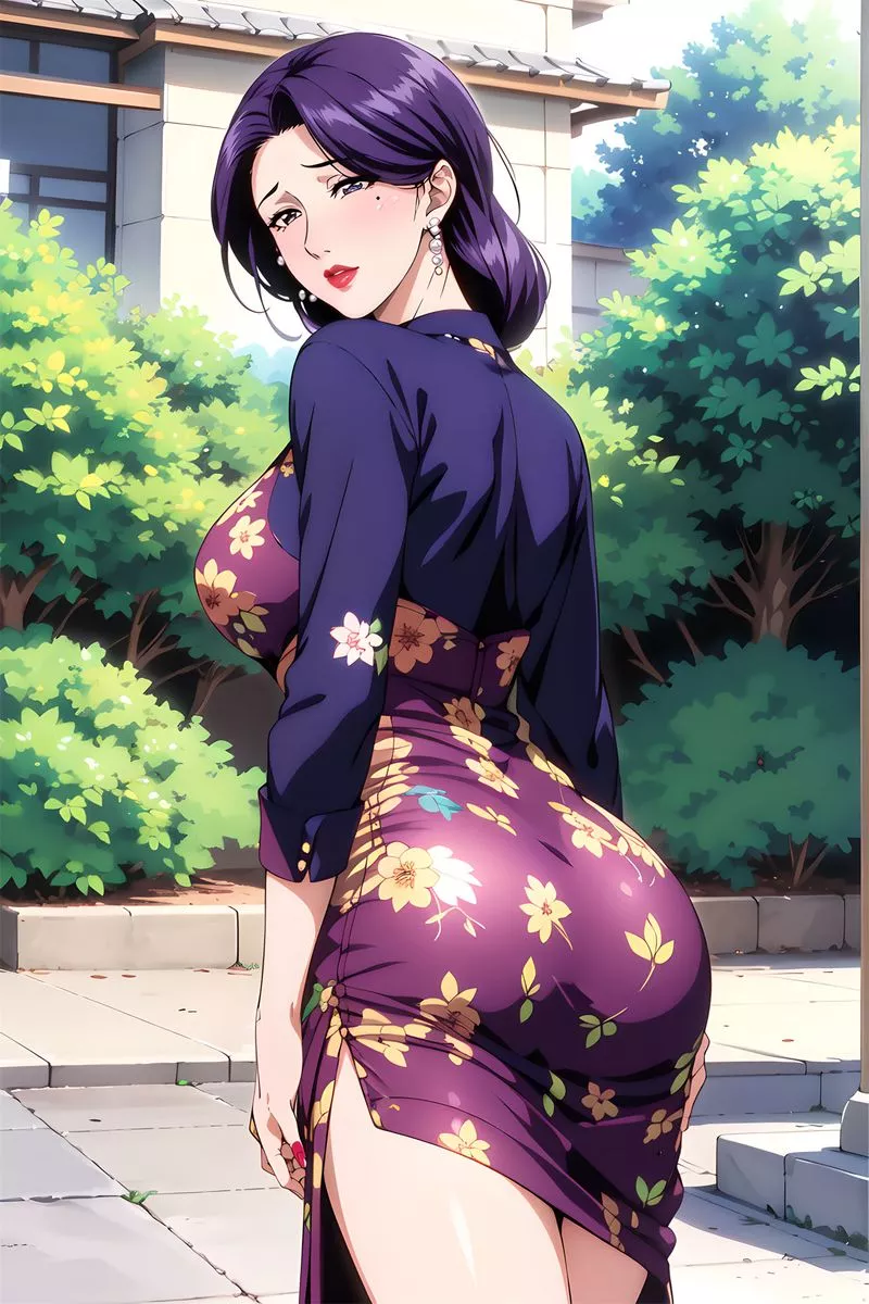 [AI繪畫]美人母親整合肉嫁高柳傢第04話