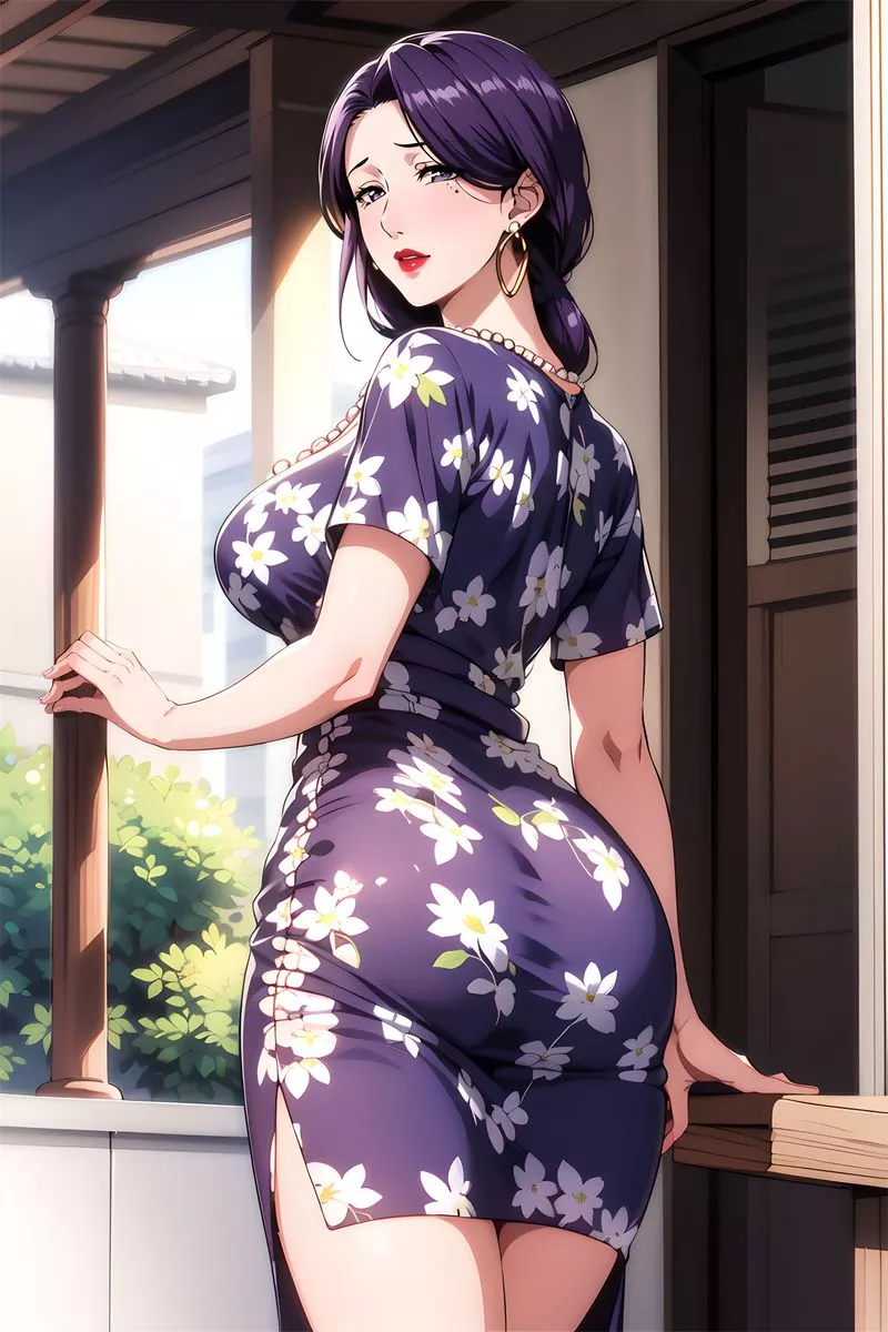 [AI繪畫]美人母親整合肉嫁高柳傢第04話