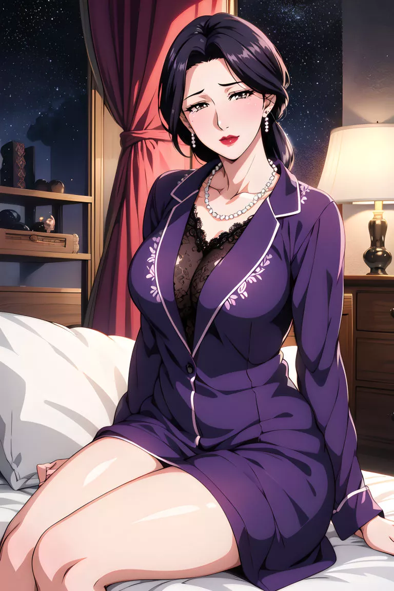 [AI繪畫]美人母親整合肉嫁高柳傢第05話