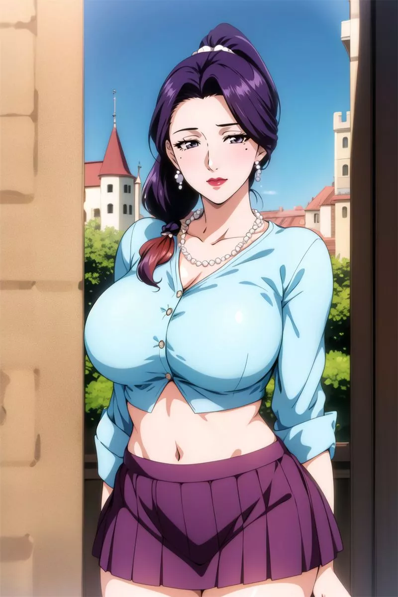 [AI繪畫]美人母親整合肉嫁高柳傢第05話