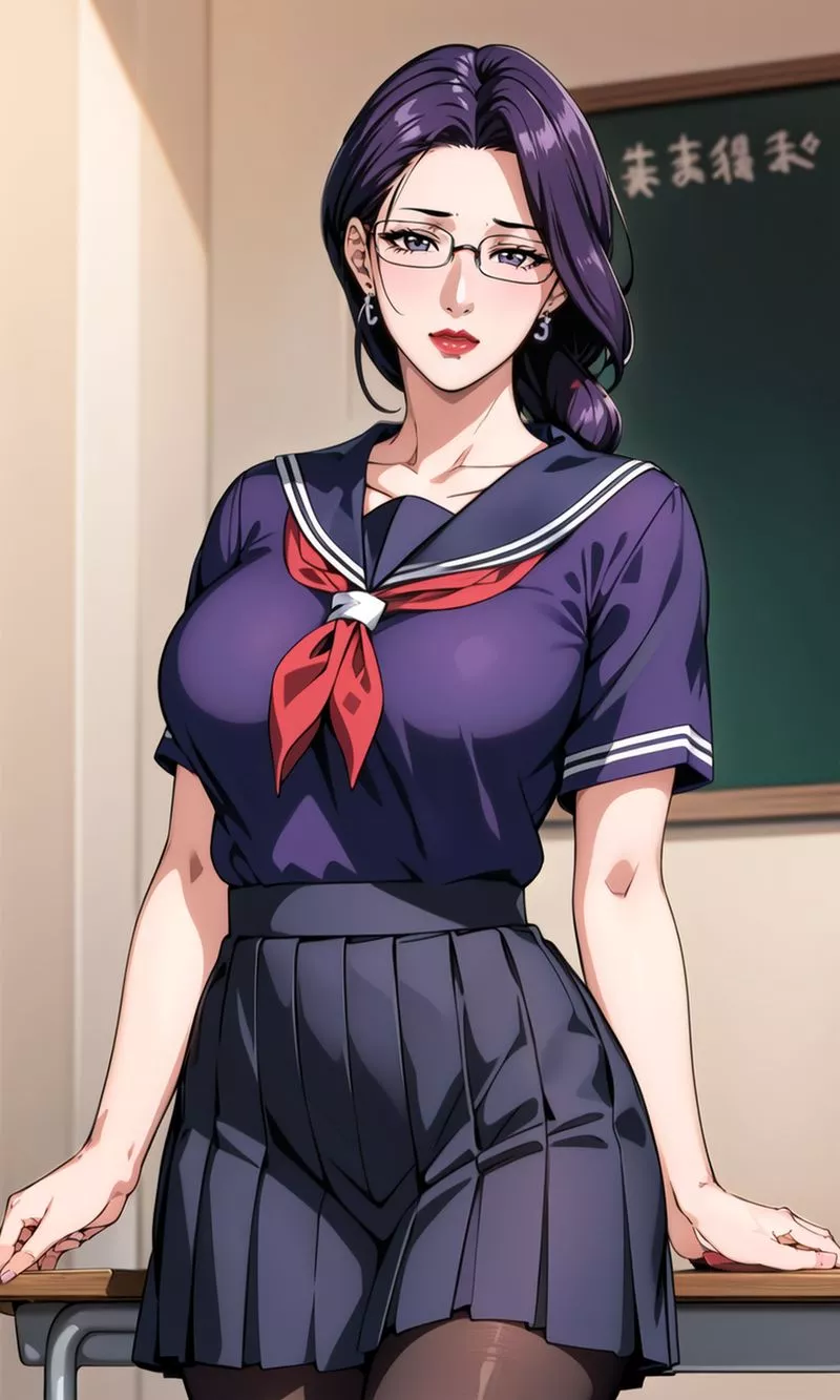 [AI繪畫]美人母親整合肉嫁高柳傢第05話