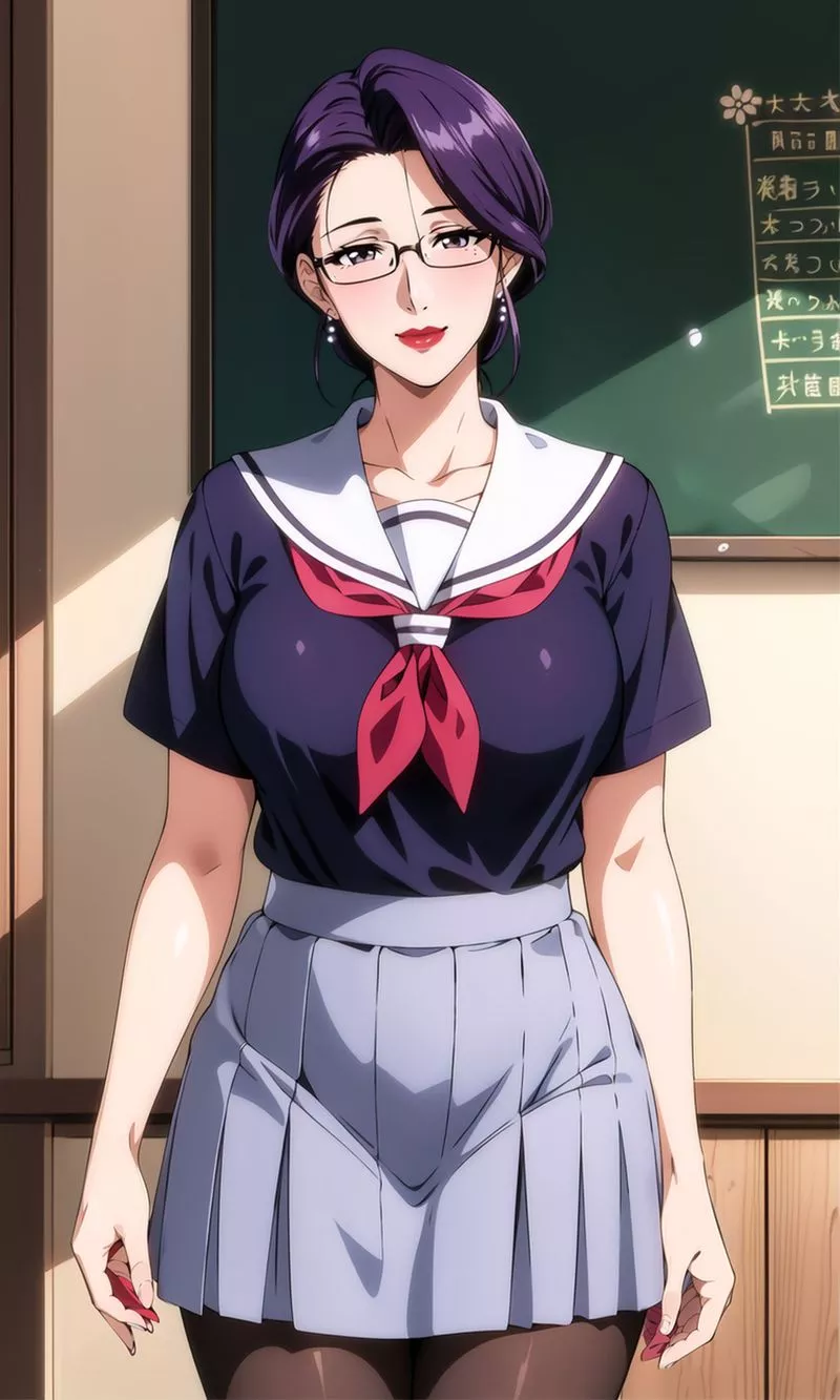 [AI繪畫]美人母親整合肉嫁高柳傢第05話