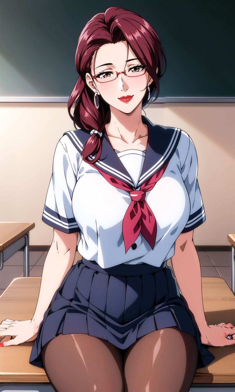 [AI绘画]美人母亲整合肉嫁高柳傢第05话