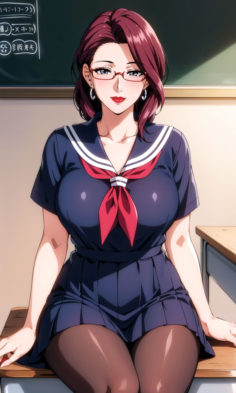 [AI绘画]美人母亲整合肉嫁高柳傢第05话