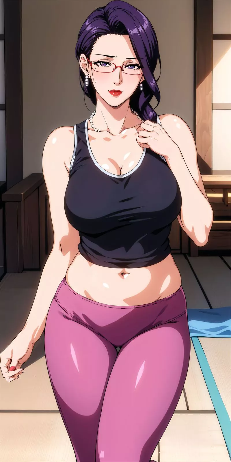 [AI繪畫]美人母親整合肉嫁高柳傢第06話