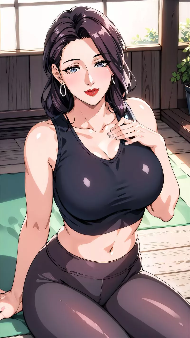 [AI繪畫]美人母親整合肉嫁高柳傢第06話