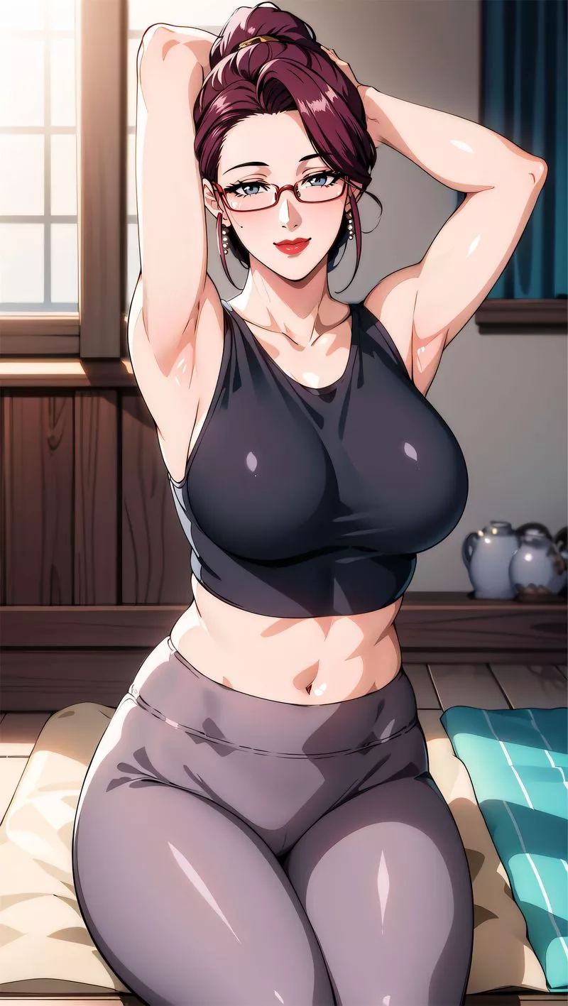 [AI繪畫]美人母親整合肉嫁高柳傢第06話