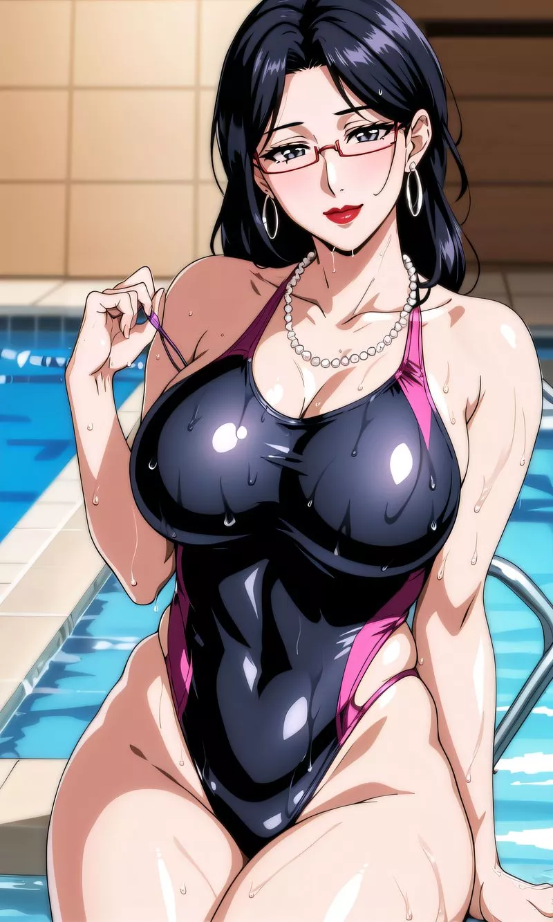 [AI繪畫]美人母親整合肉嫁高柳傢第07話