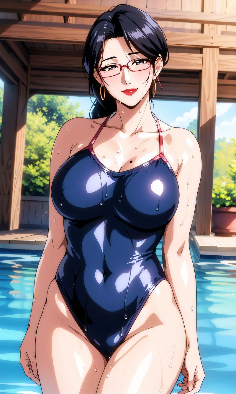 [AI绘画]美人母亲整合肉嫁高柳傢第07话