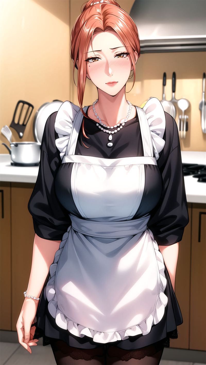 [AI绘画]美人母亲整合肉嫁高柳傢第07话