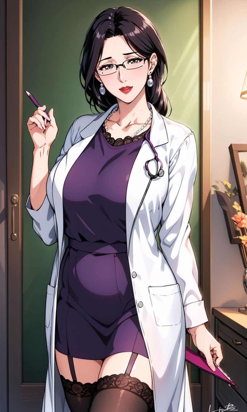 [AI绘画]美人母亲整合肉嫁高柳傢第07話