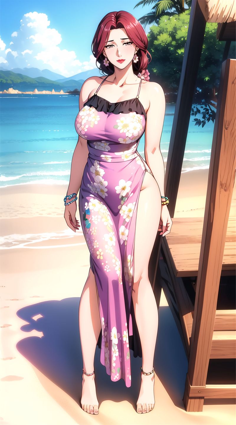 [AI绘画]美人母亲整合肉嫁高柳傢第09话