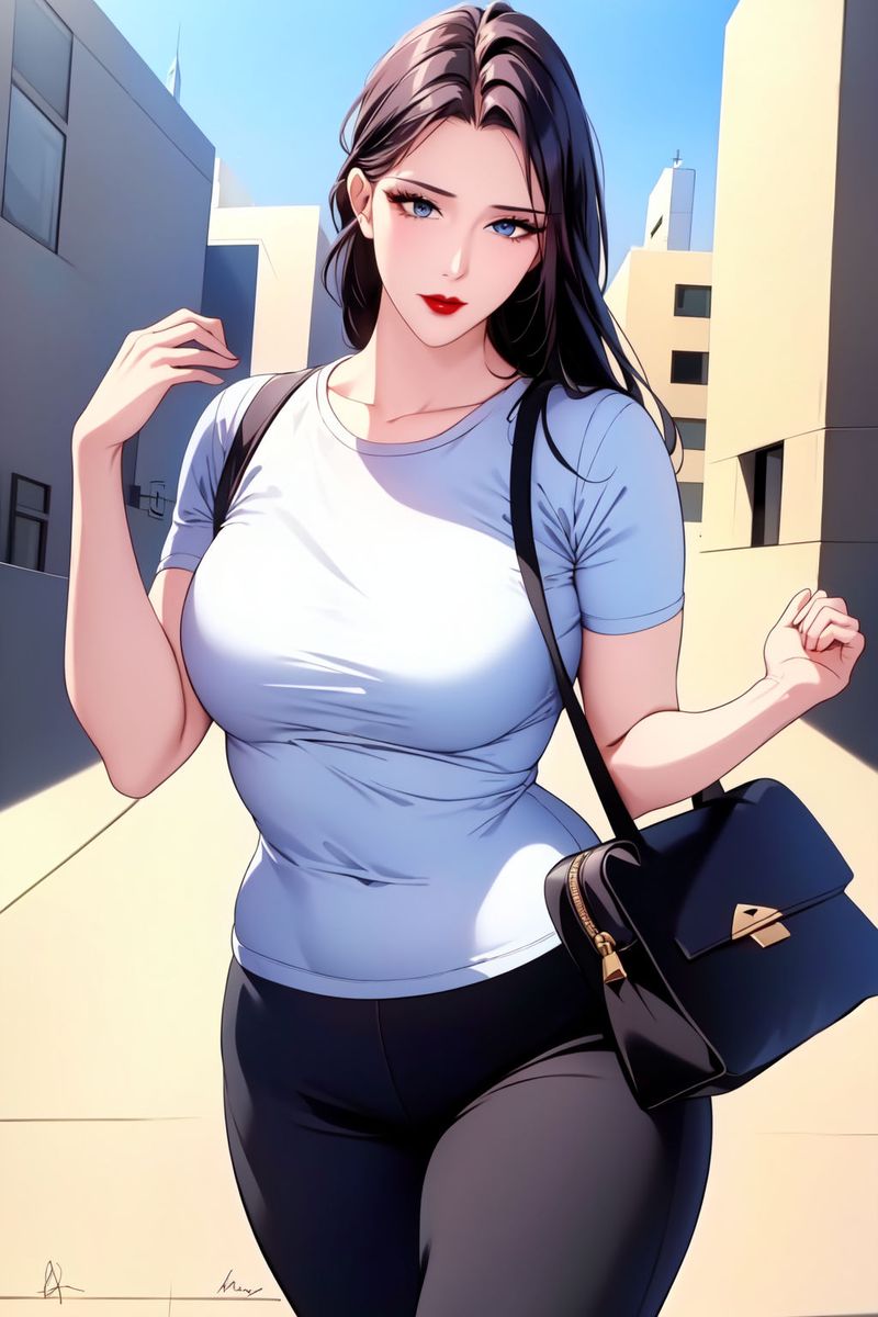 [AI绘画]美人母亲整合肉嫁高柳傢第09话