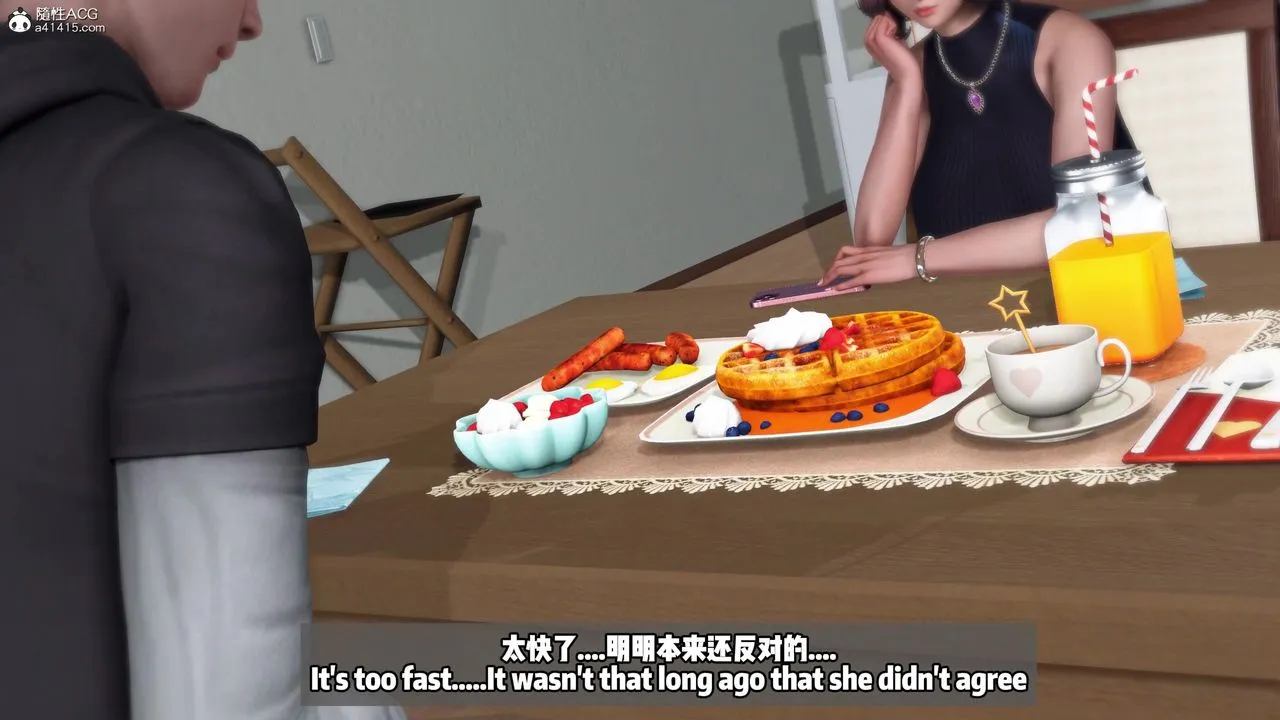 我的淫乱妻子-奥莉Ollie[3D]-DLC-人妻NTR愿望短发02 - 图片 55